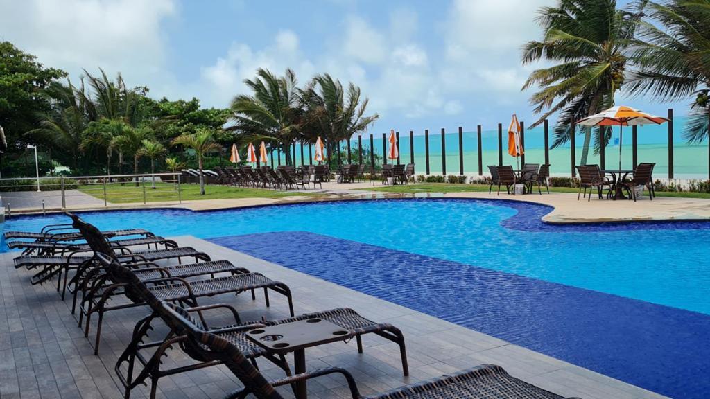 Flat Tabatinga Nord, Vista Para O Mar Конде Екстериор снимка